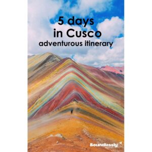 CUSCO 5 DAYS ADVENTUROUS BASIC