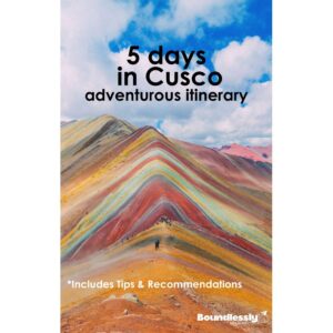CUSCO 5 DAYS ADVENTUROUS PLUS