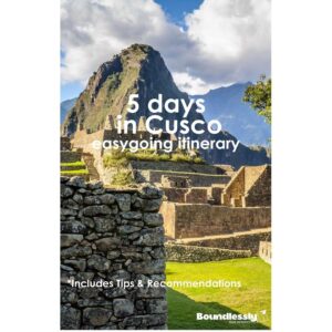 CUSCO EASYGOING 5 DAYS PLUS